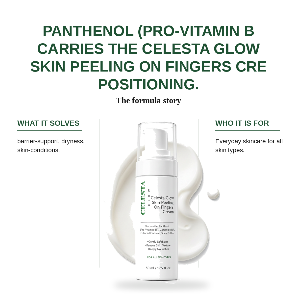 Celesta Glow Skin Peeling On Fingers Cream view 3