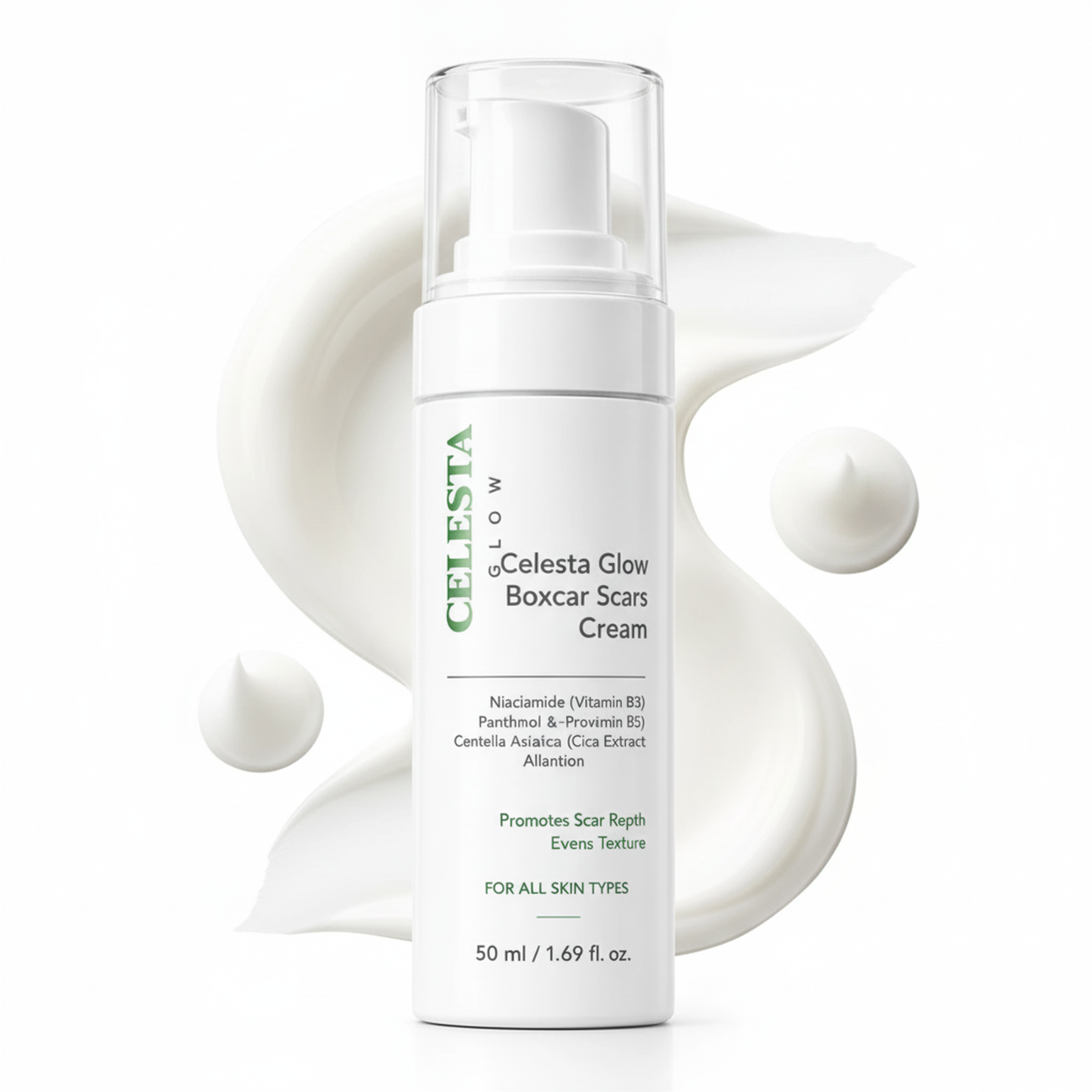 Celesta Glow Boxcar Scars Cream