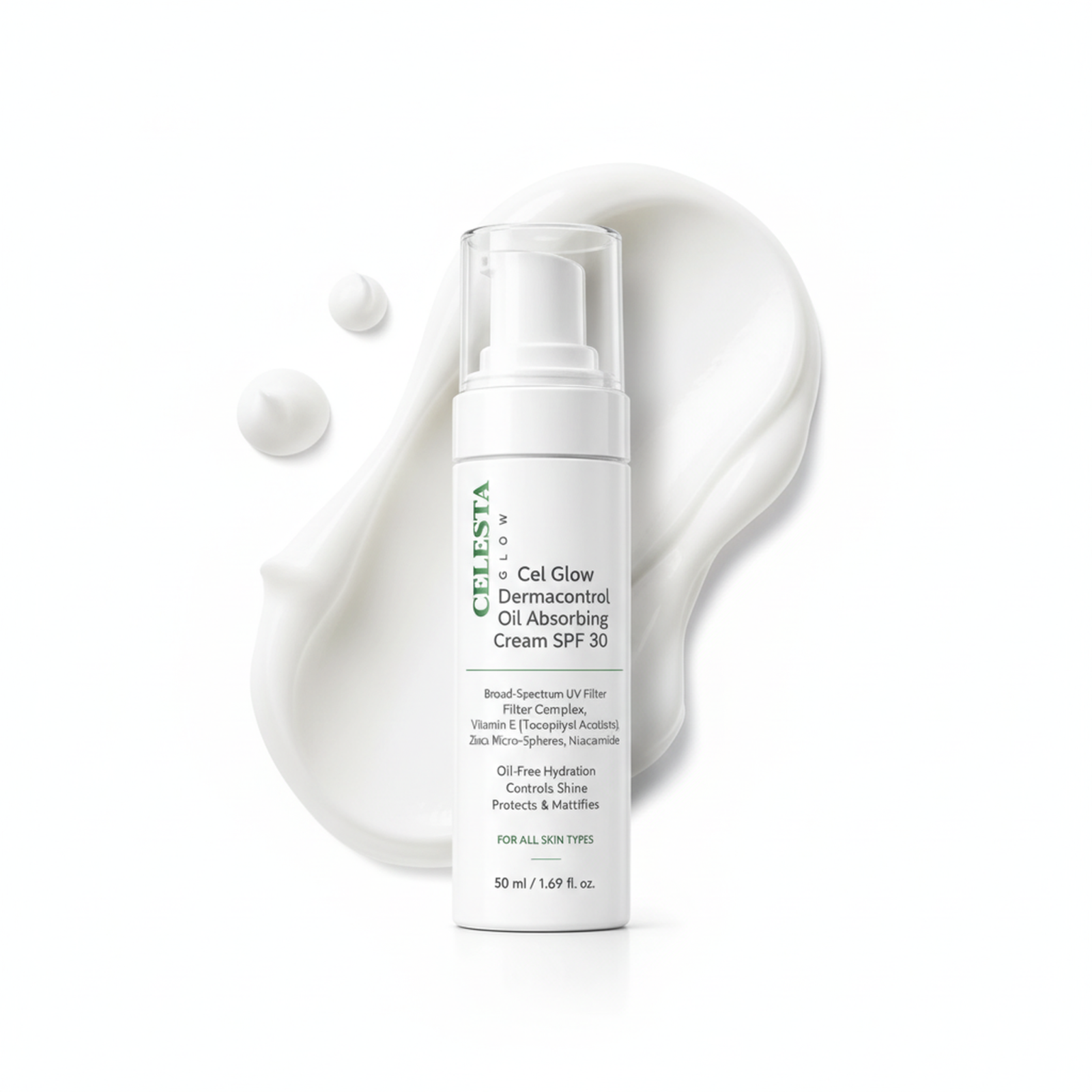 Celesta Glow Dermacontrol Oil Absorbing Cream SPF 30