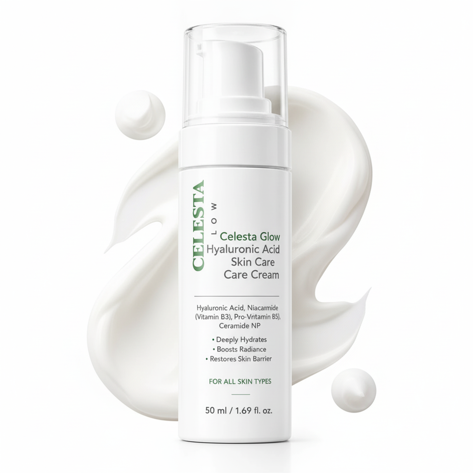 Celesta Glow Hyaluronic Acid Skin Care Cream view 1