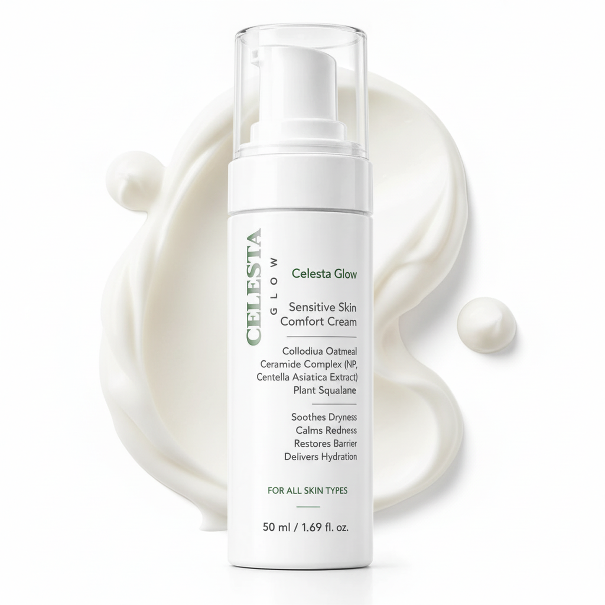 Celesta Glow Sensitive Skin Comfort Cream — Celesta Glow