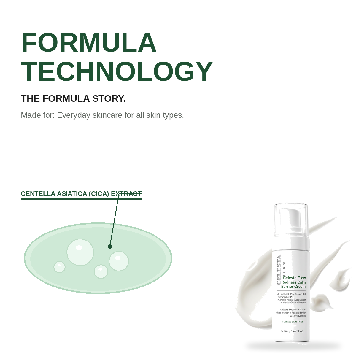 Celesta Glow Redness Calm Barrier Cream view 9