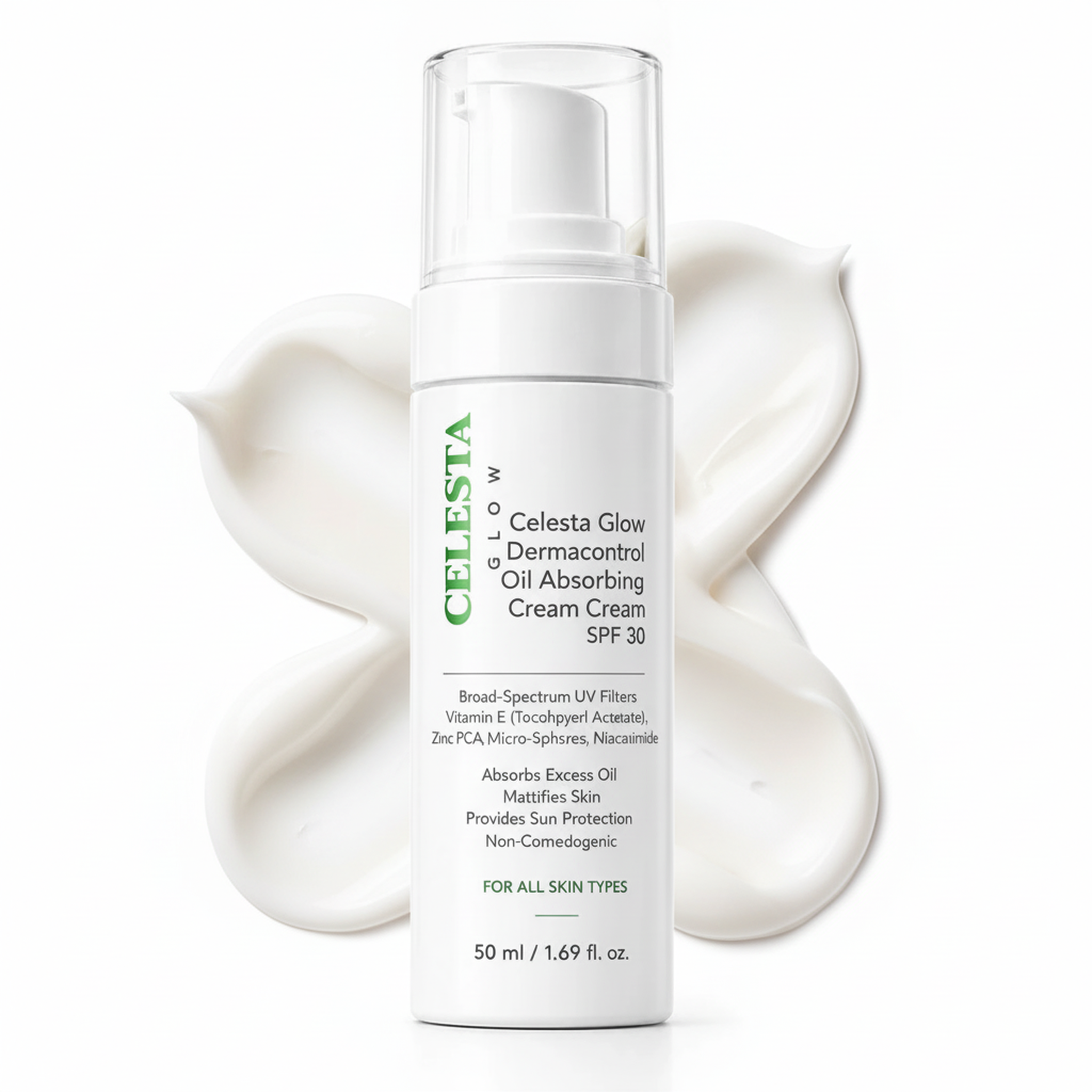 Celesta Glow Dermacontrol Oil Absorbing Cream SPF 30 — Celesta Glow