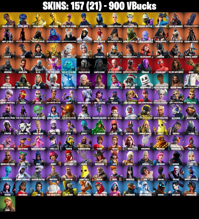 Fortnite Account ( PC / PSN / XBOX / NINTENDO ) (TRAVIS SCOTT, OG STW, ASTRO JACK) (157 Skins) Fortnite Account ( PC / PSN / XBOX / NINTENDO ) (TRAVIS SCOTT, OG STW, ASTRO JACK) (157 Skins)
