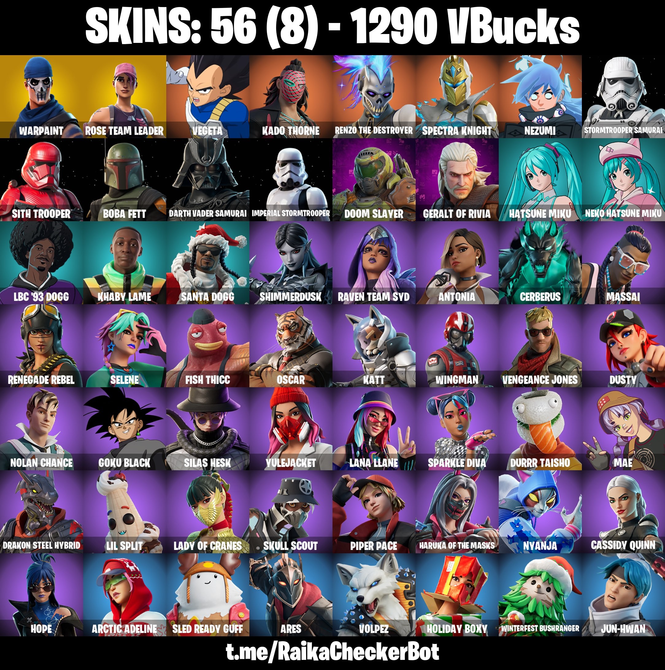 Fortnite Account ( PC / PSN / XBOX / NINTENDO ) (OG STW, 1290 V-BUCKS) (56 Skins) Fortnite Account ( PC / PSN / XBOX / NINTENDO ) (OG STW, 1290 V-BUCKS) (56 Skins)