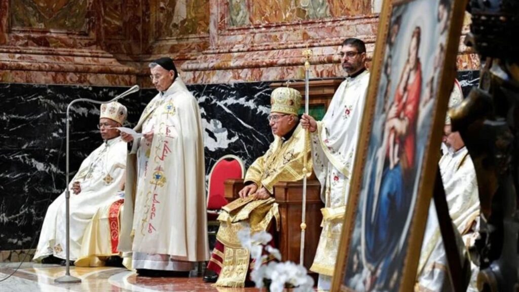 Lebanese Cardinal Béchara Boutros Raï, leader of the Maronite Catholic Church, delivers a homily during the Synod on Synodality on Oct. 9, 2023. | Credit: Vatican Media