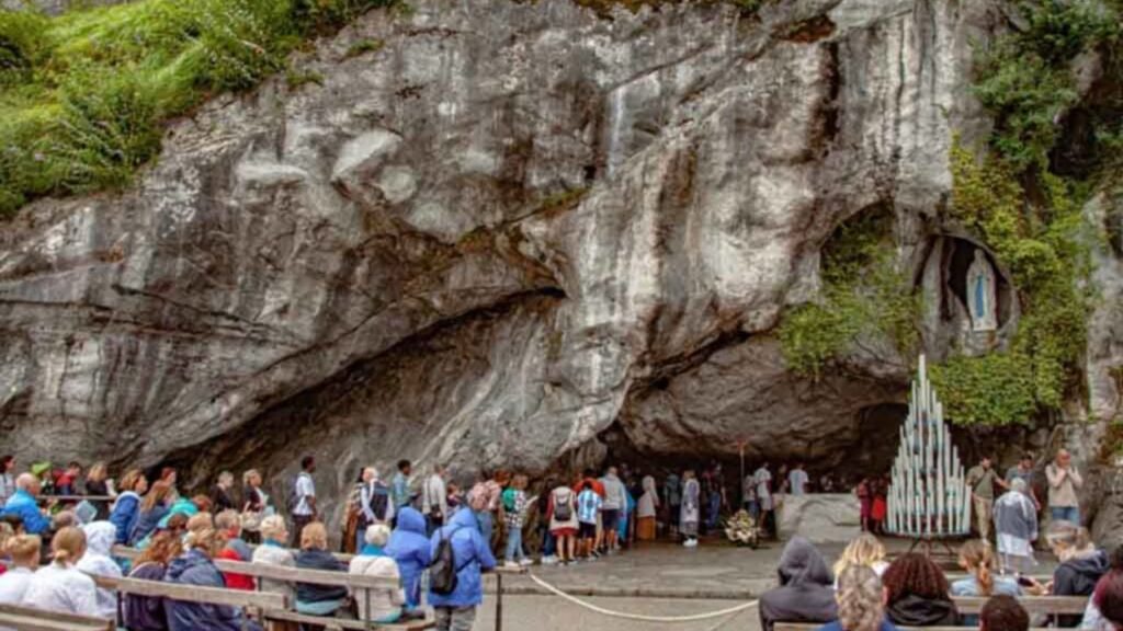 The Massabielle Grotto in Lourdes, France. | Credit: Christian Pablo Inglize/Shutterstock