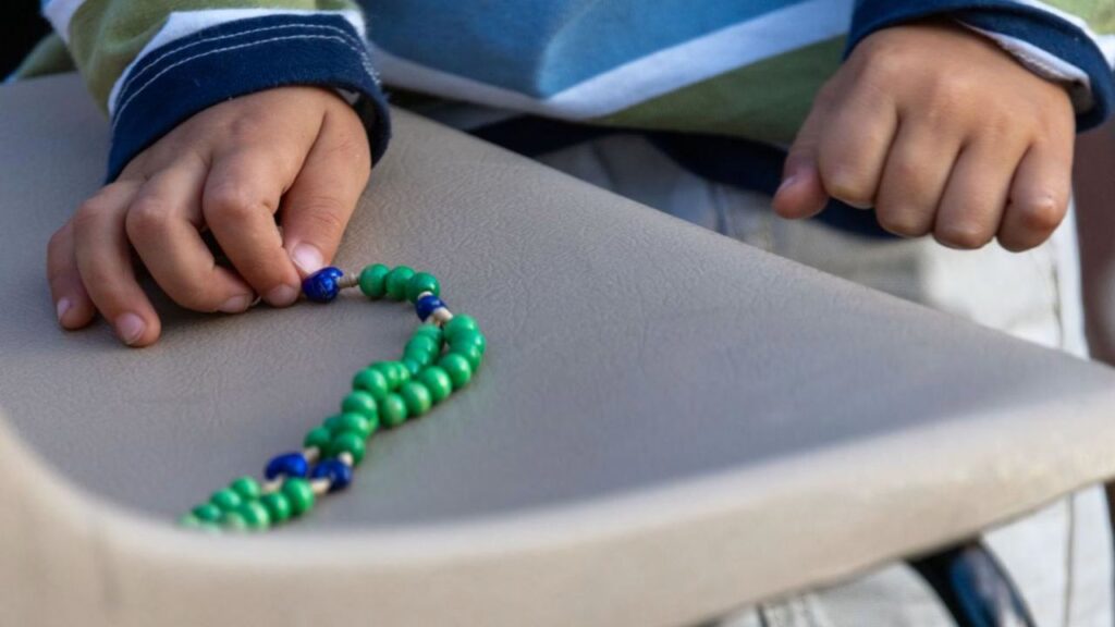 An estimated more than 700 children join in praying the rosary for peace with Pope Leo XIV on Oct. 1, 2026, in the Vatican Gardens. | Credit: Daniel Ibáñez/EWTN News/Vatican Pool