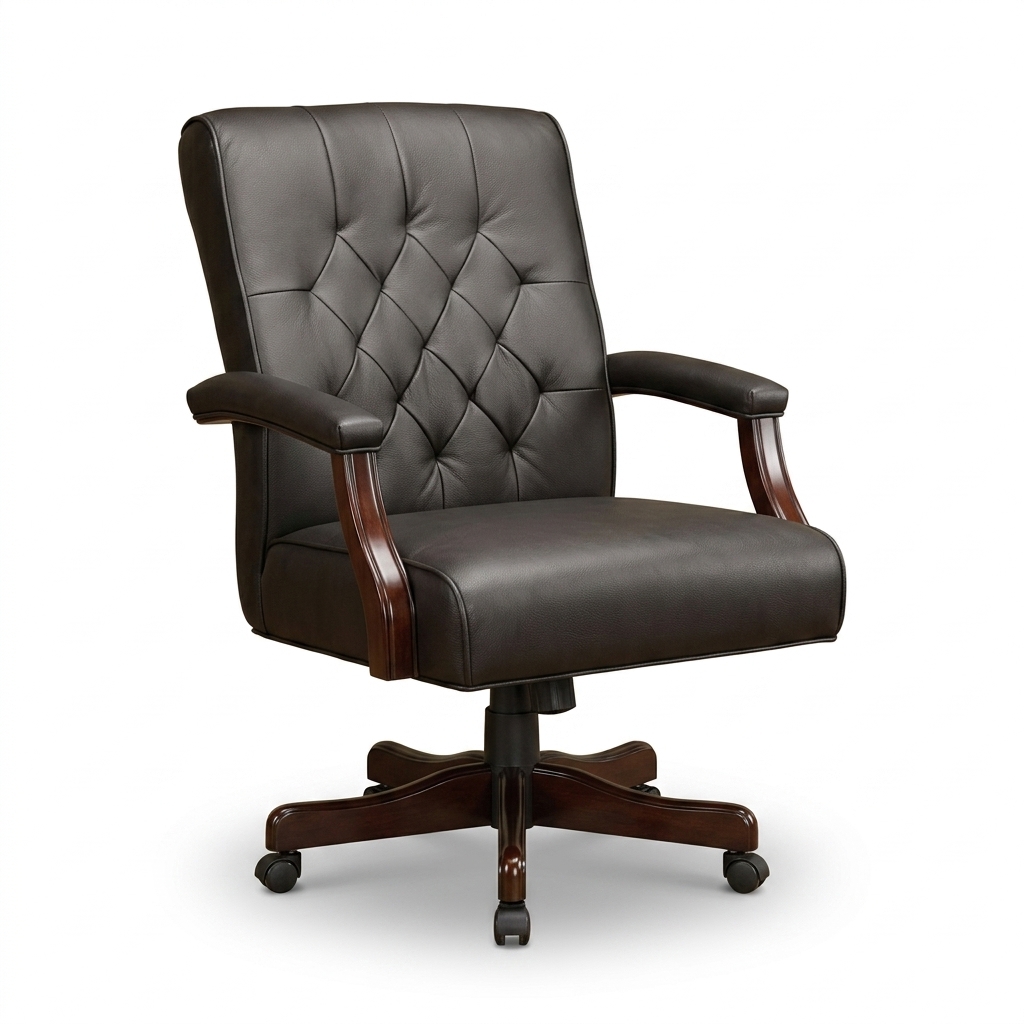 Executive Faux Leather Office Chair for Home & Office