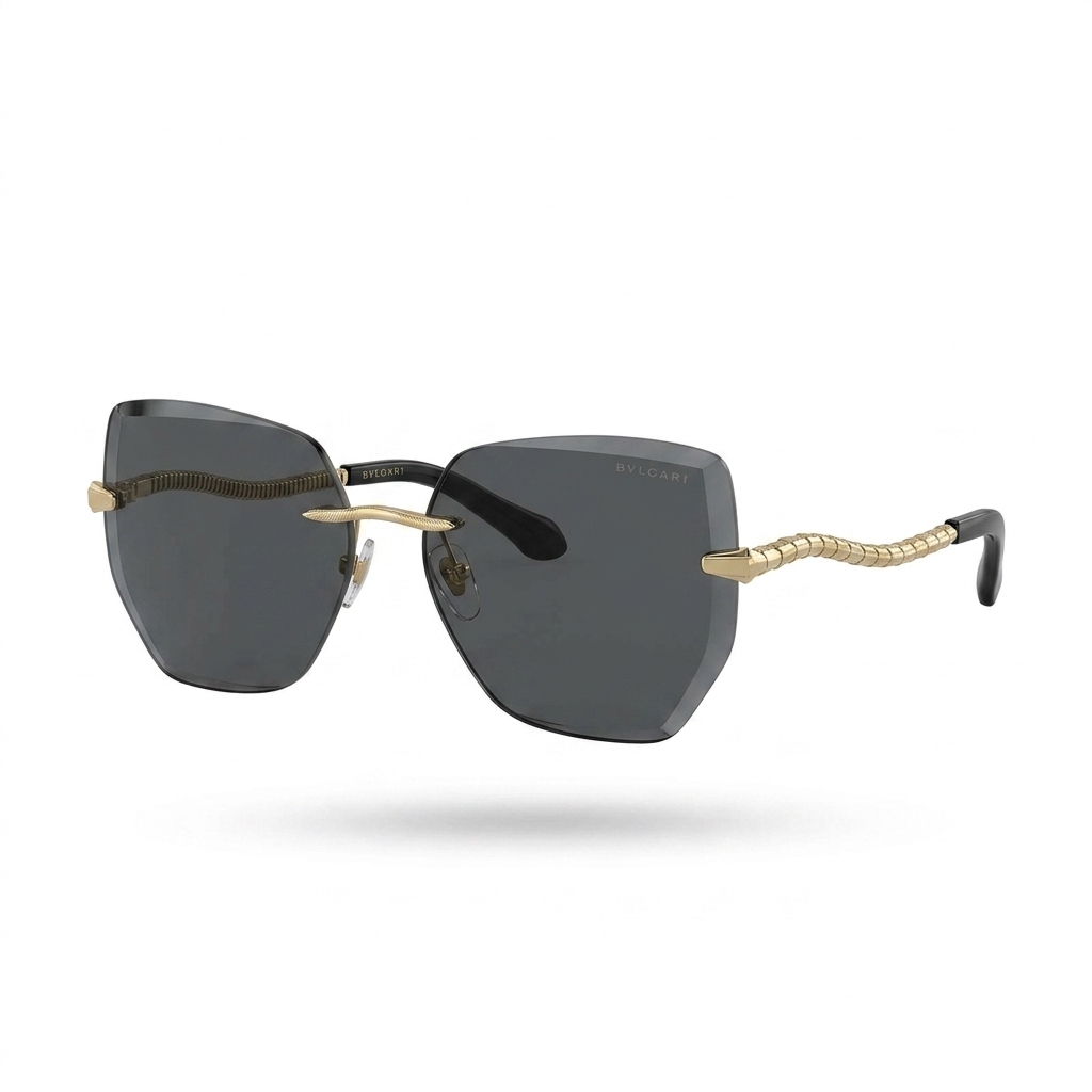 Bvlgari Serpenti Rimless Sunglasses