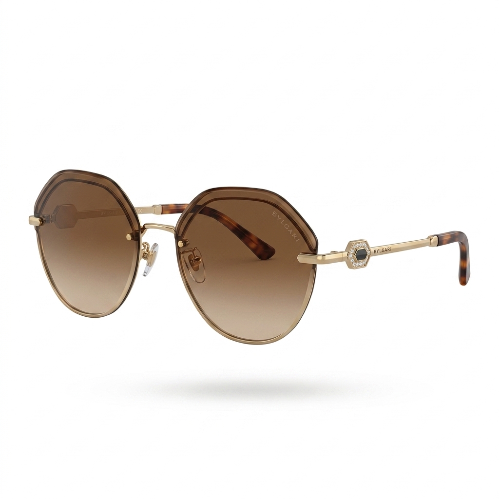 BVLGARI Women's Brown Gradient Sunglasses
