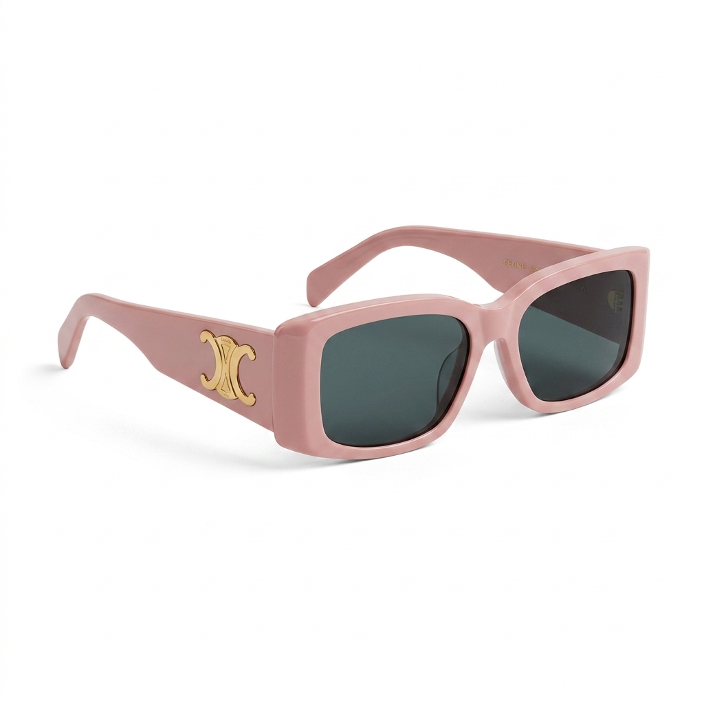 Trendy Pink Square Sunglasses for Women