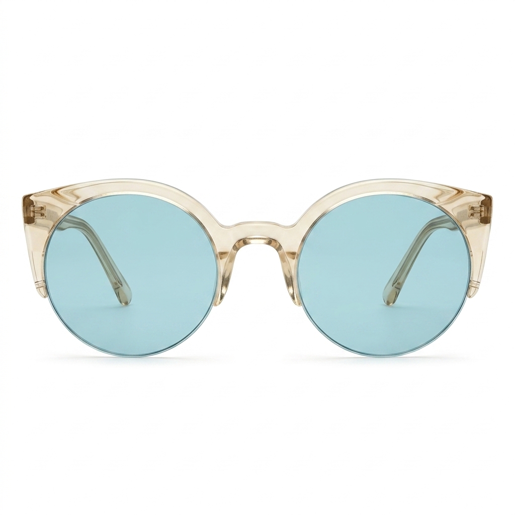 Trendy Round Cat Eye Sunglasses for Women