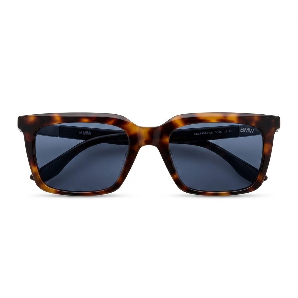 BMW Square Tortoiseshell Sunglasses