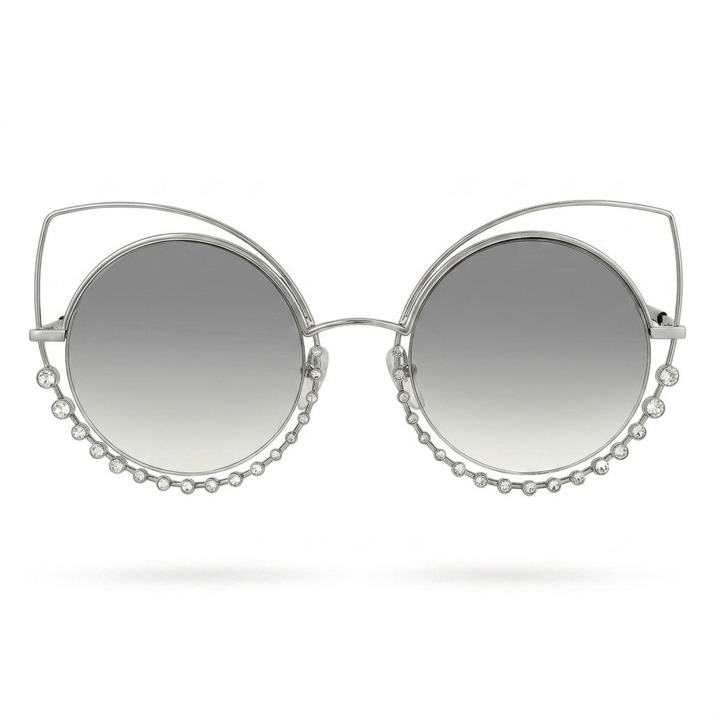 Stylish Cat-Eye Rhinestone Sunglasses for Women