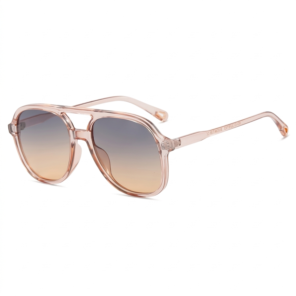Aviator Sunglasses with Gradient Lenses UV400