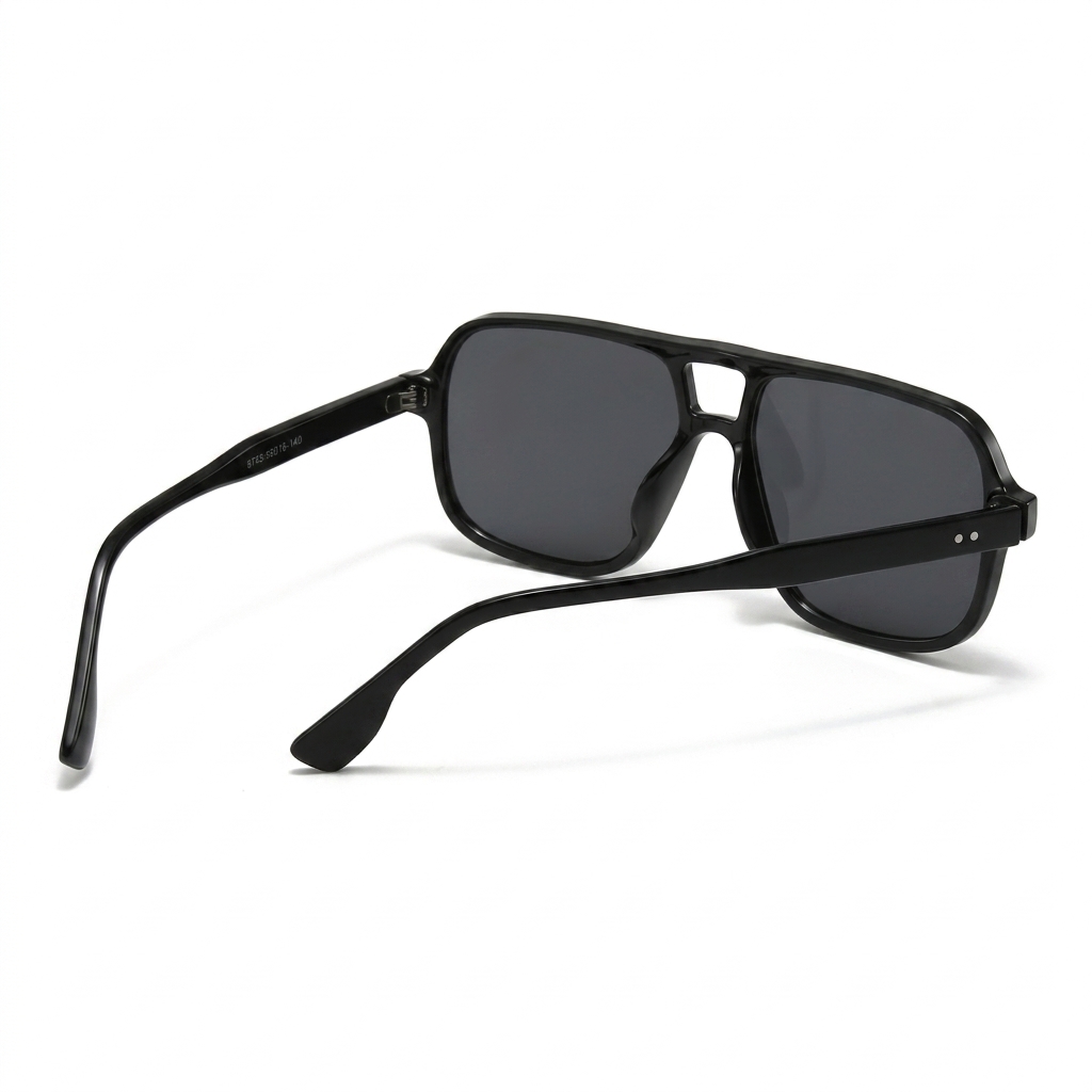 Black Aviator Sunglasses for Men & Women