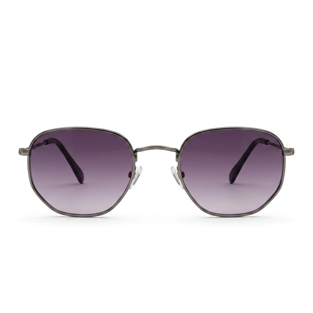 Stylish Hexagon Gradient Sunglasses for Men & Women
