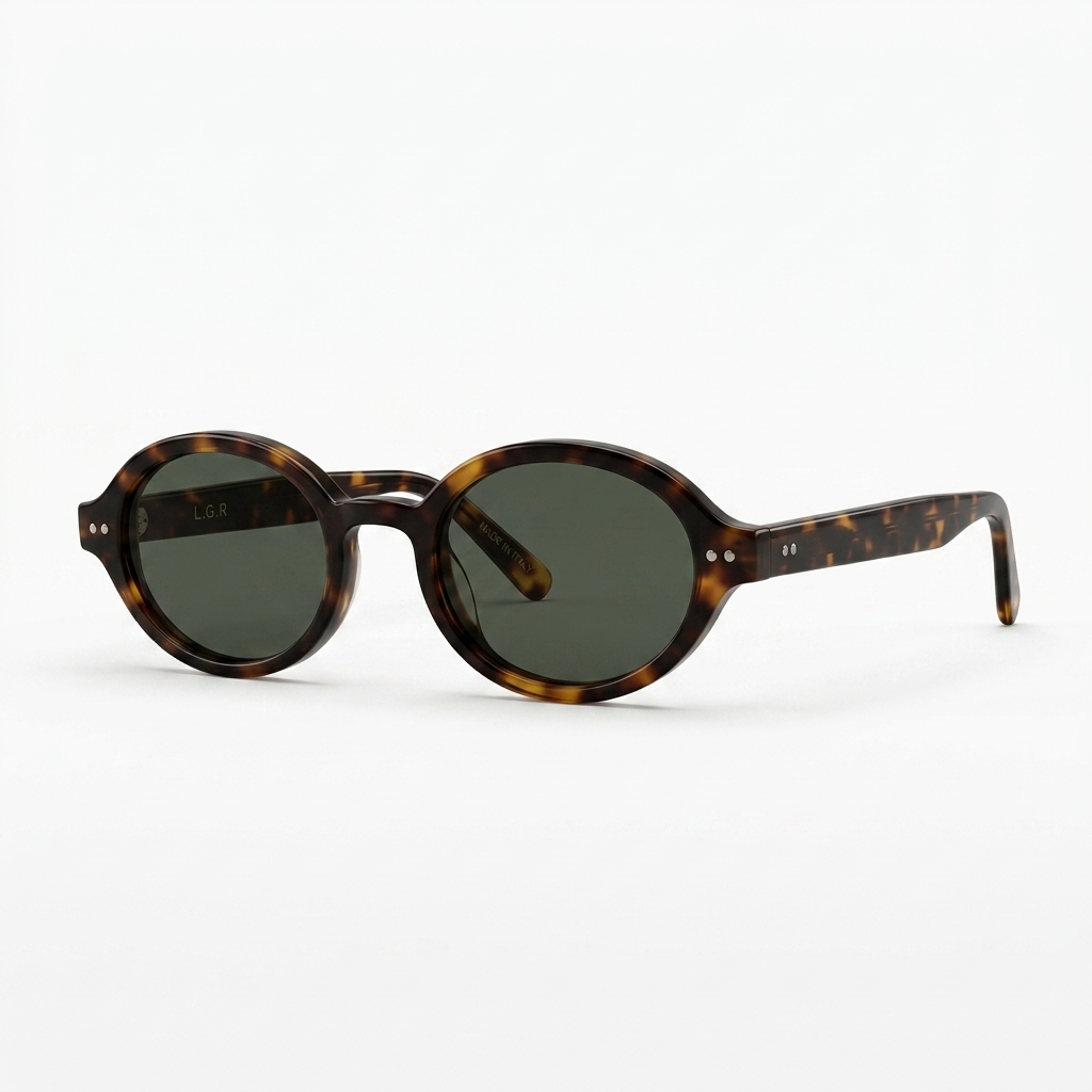 LGR Round Tortoise Shell Sunglasses