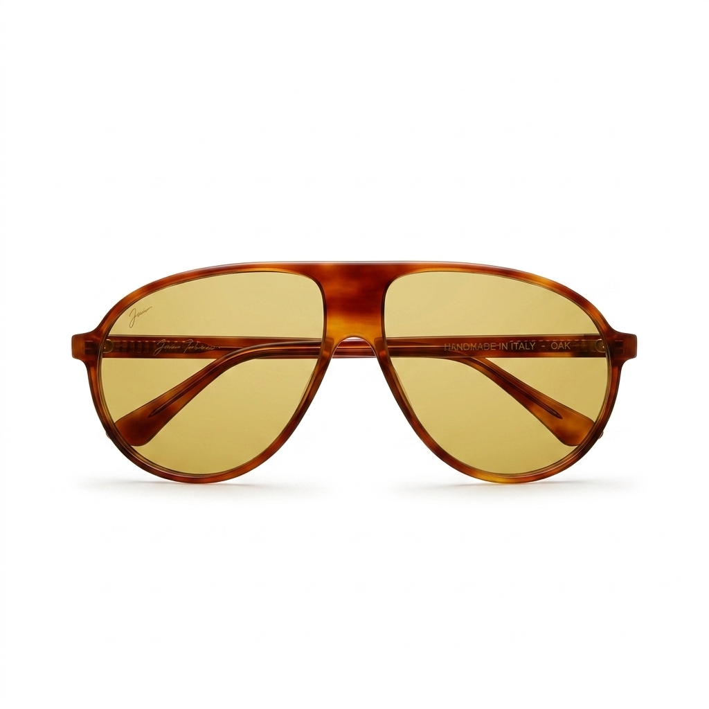 Javier Garcia Tortoiseshell Aviator Sunglasses