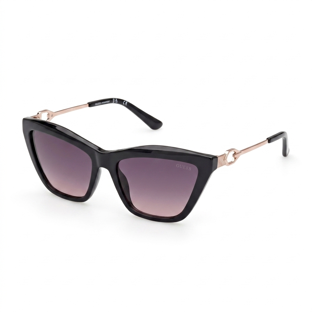 Guess Cat-Eye Sunglasses Black Rose Gold