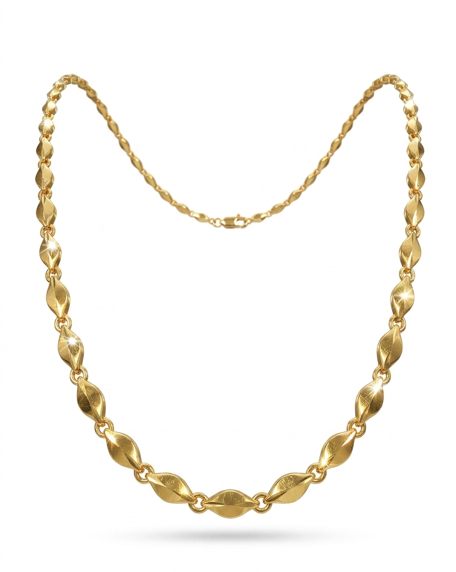 Gold Plated Chain Necklace for Women