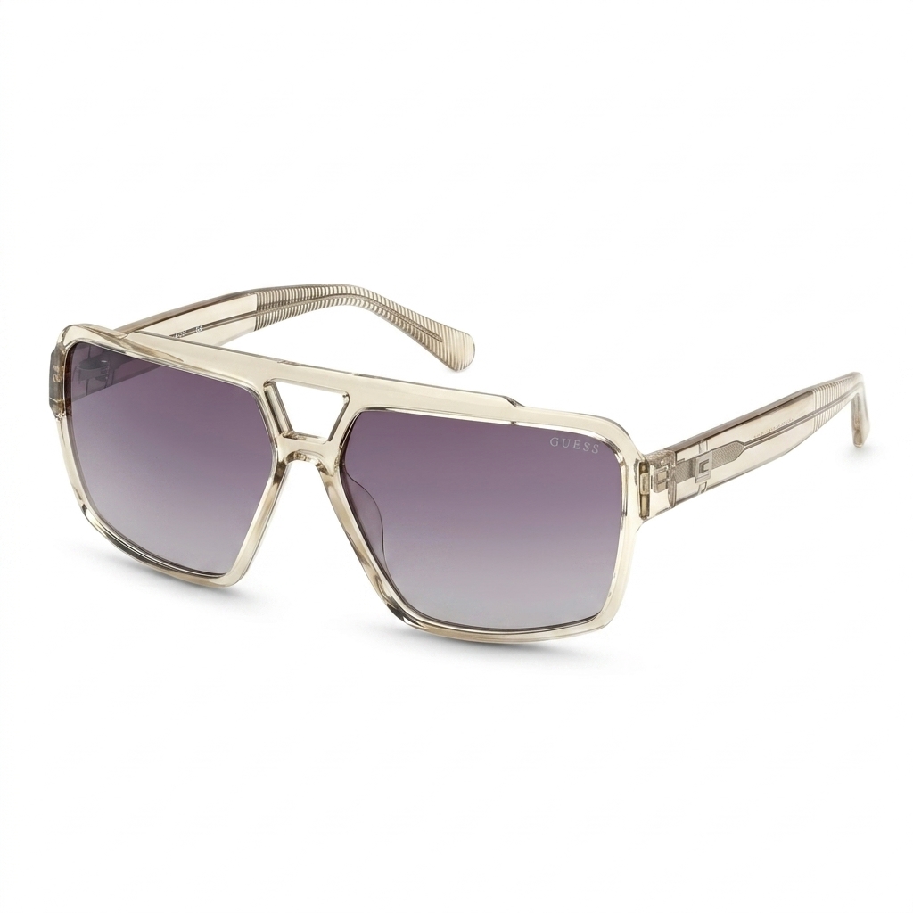 Guess Aviator Style Gradient Sunglasses