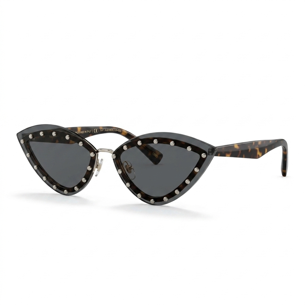 Valentino Women's Cat-Eye Studded Sunglasses