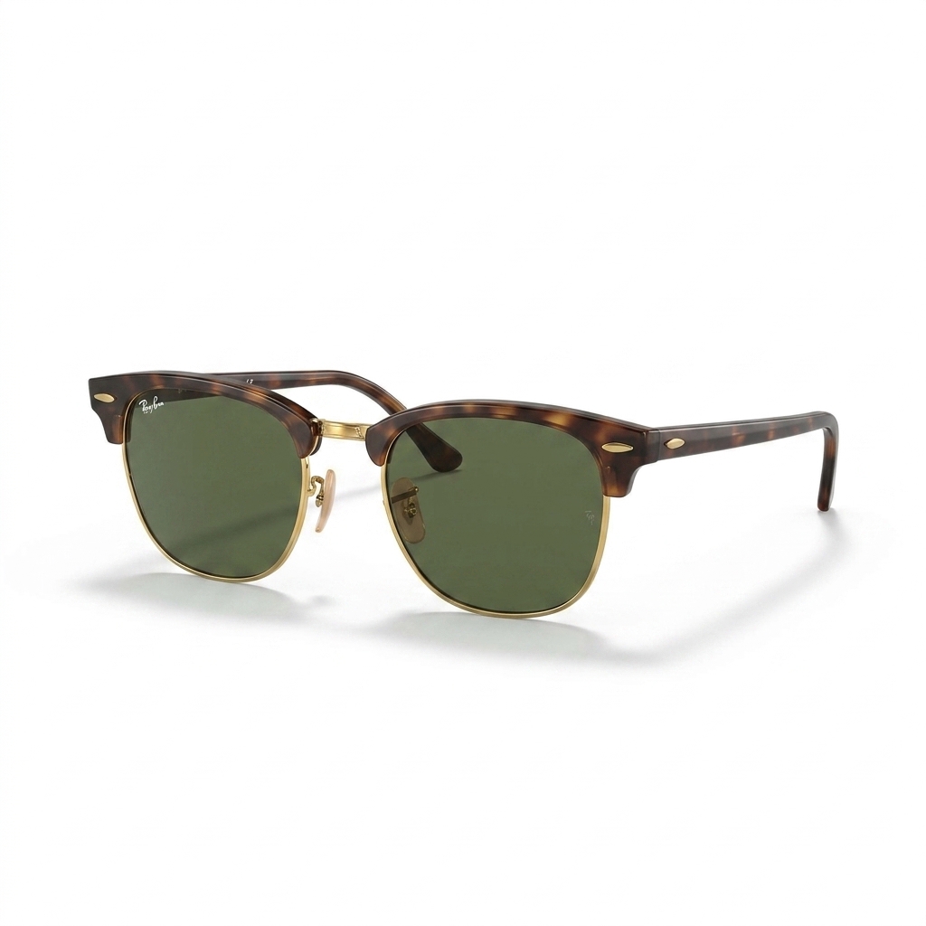 Ray-Ban Clubmaster Classic G-15 Green Lens Sunglasses