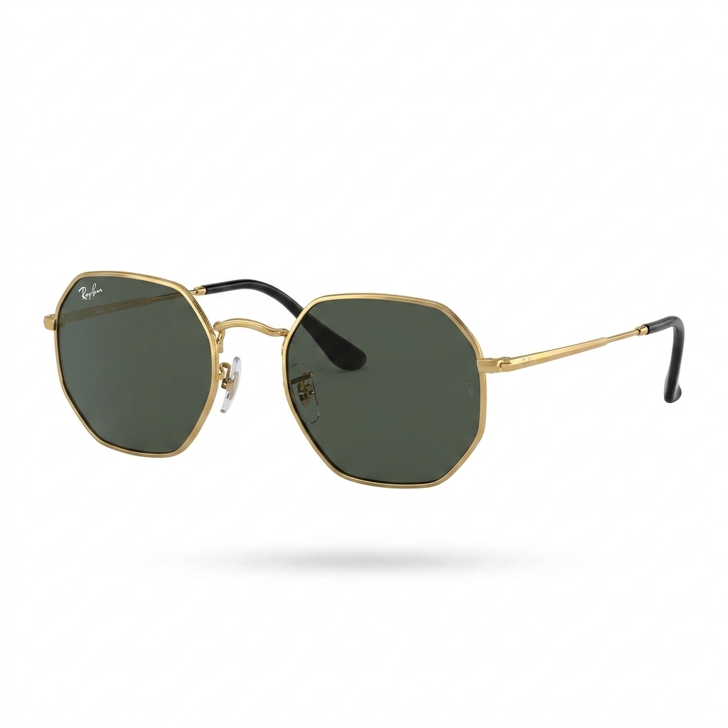 Ray-Ban Hexagonal Green G-15 Classic Sunglasses