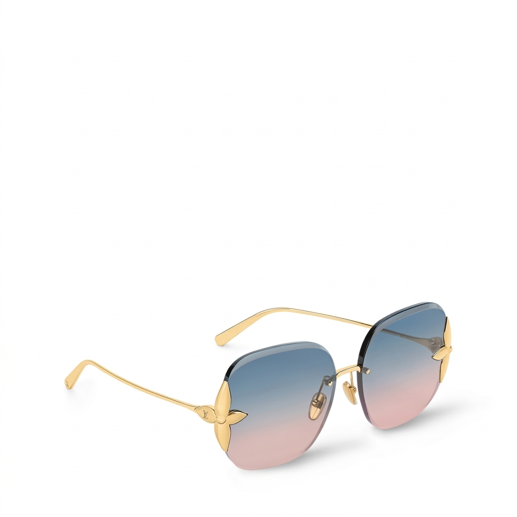 Stylish Rimless Gradient Sunglasses for Women
