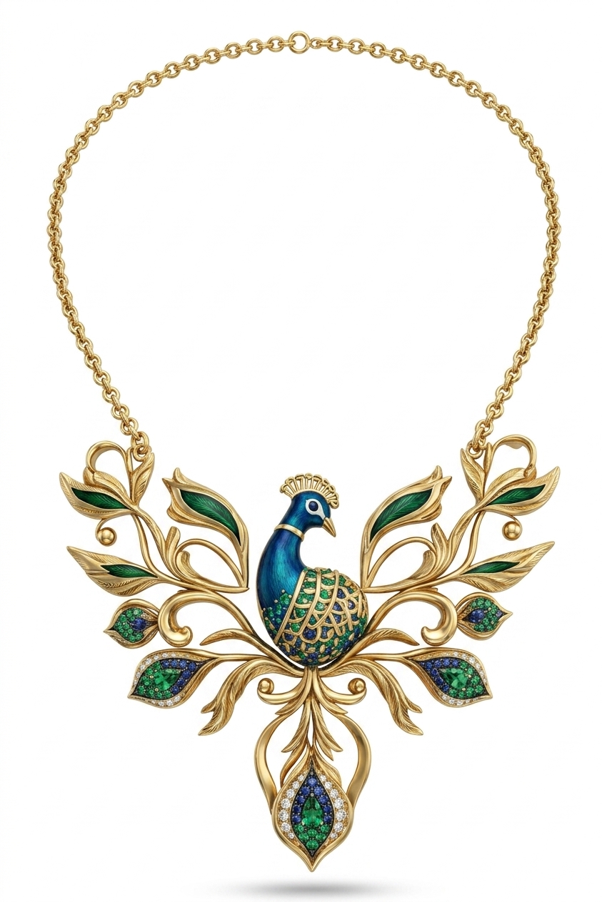 Elegant Peacock Necklace for Women