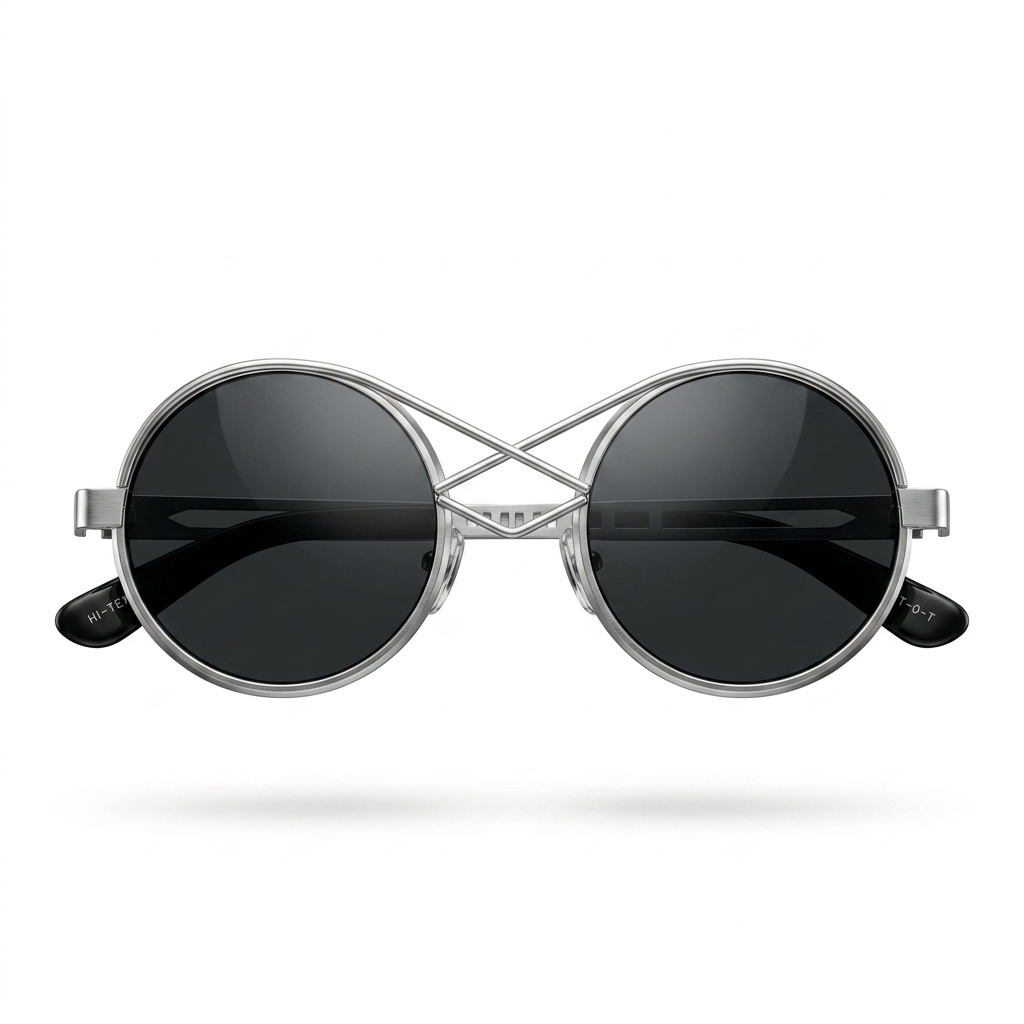 Stylish Round Lens Metal Sunglasses for Men & Women