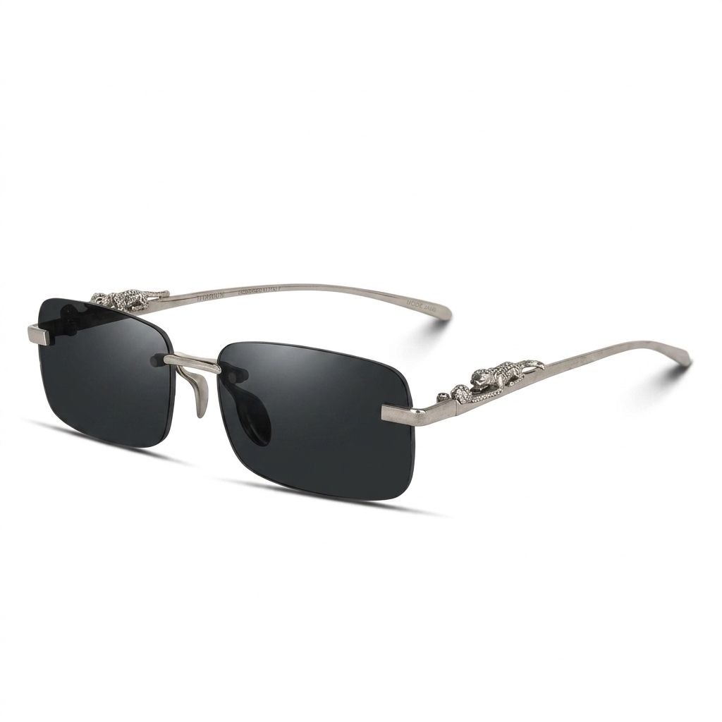 Rimless Jaguar Sunglasses for Men & Women