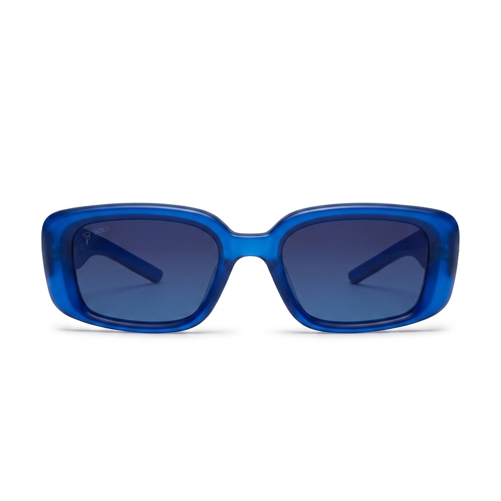 Stylish Blue Square Sunglasses for Men & Women