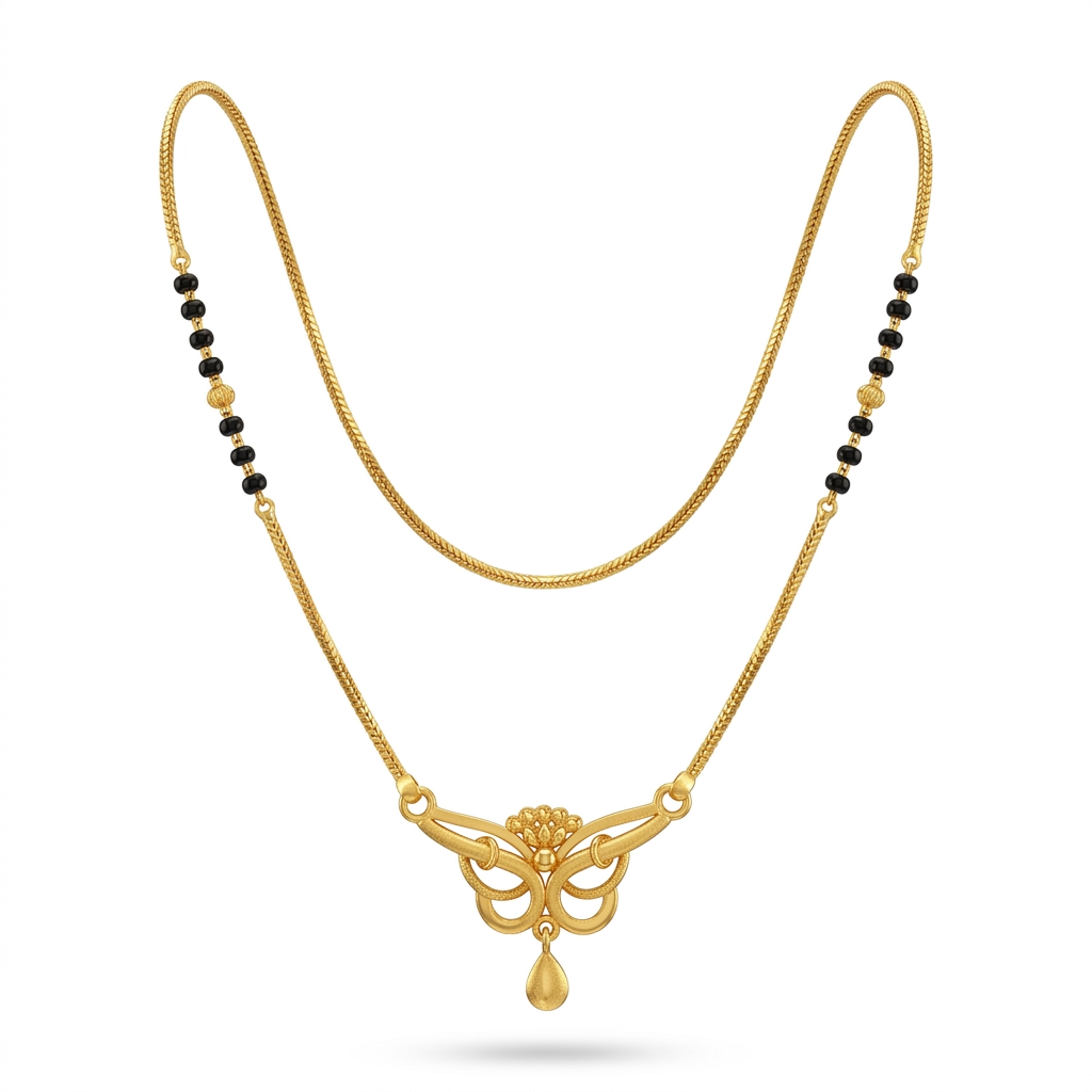 Gold Plated Mangalsutra Necklace for Women