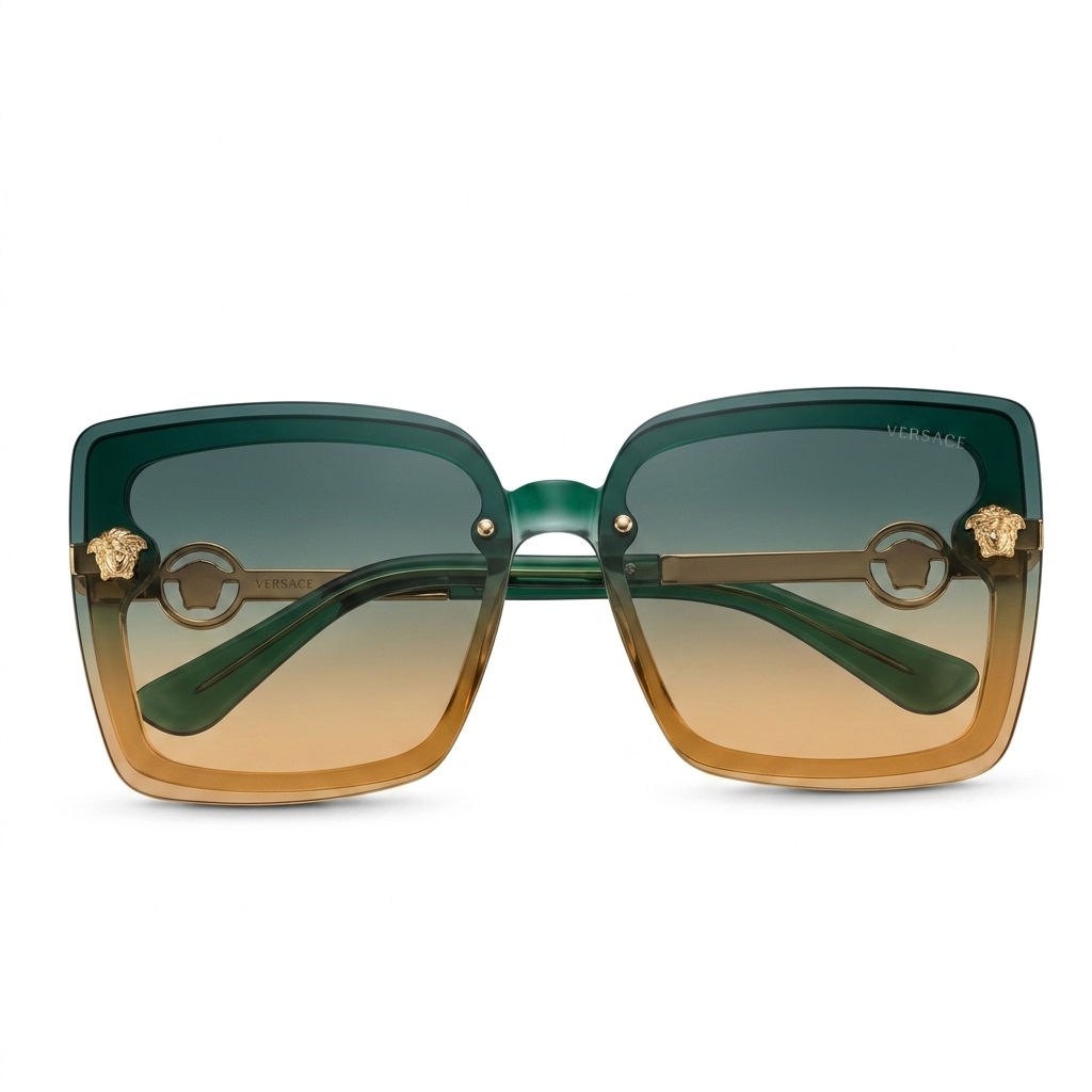 Versace Square Gradient Sunglasses