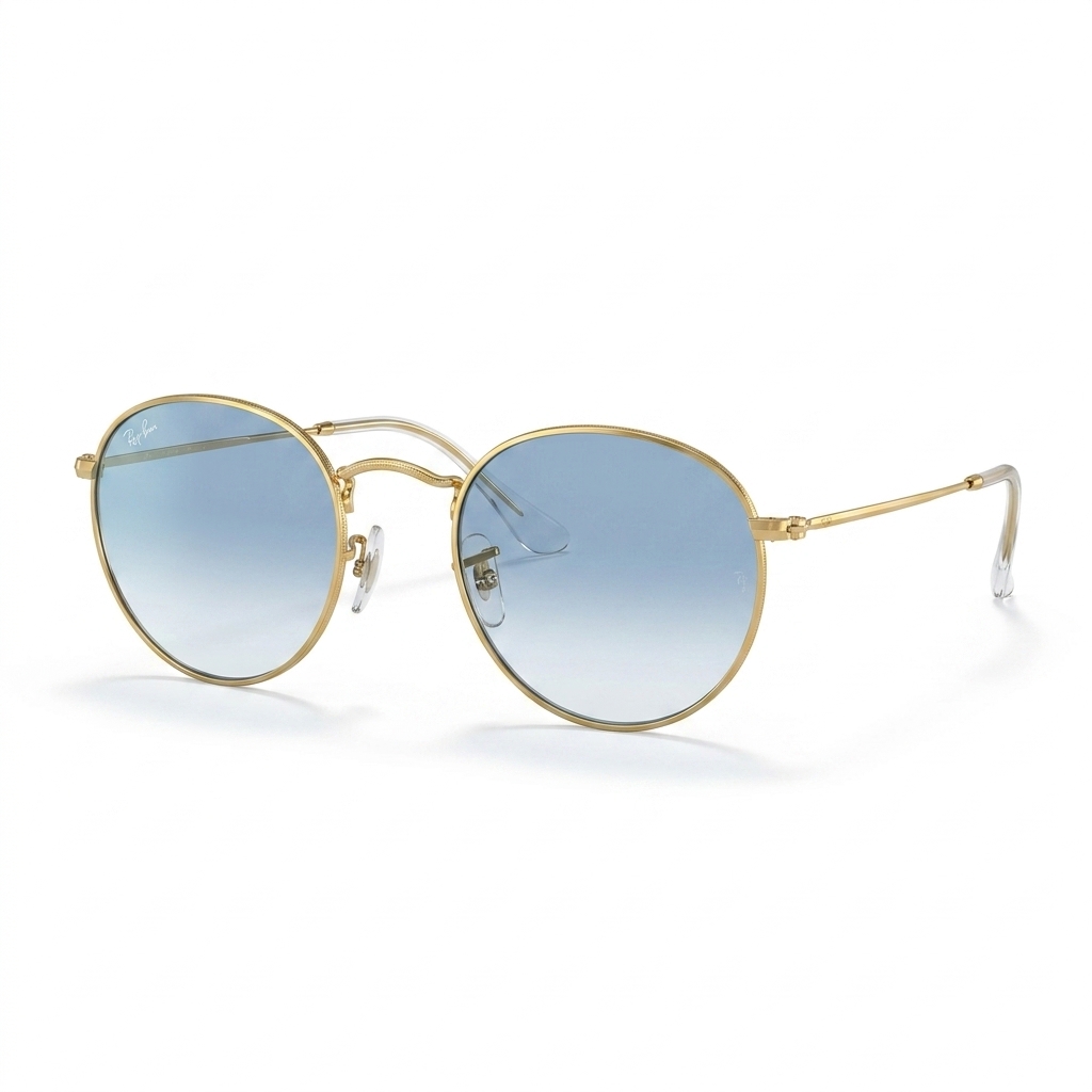 Ray-Ban Round Metal Blue Gradient