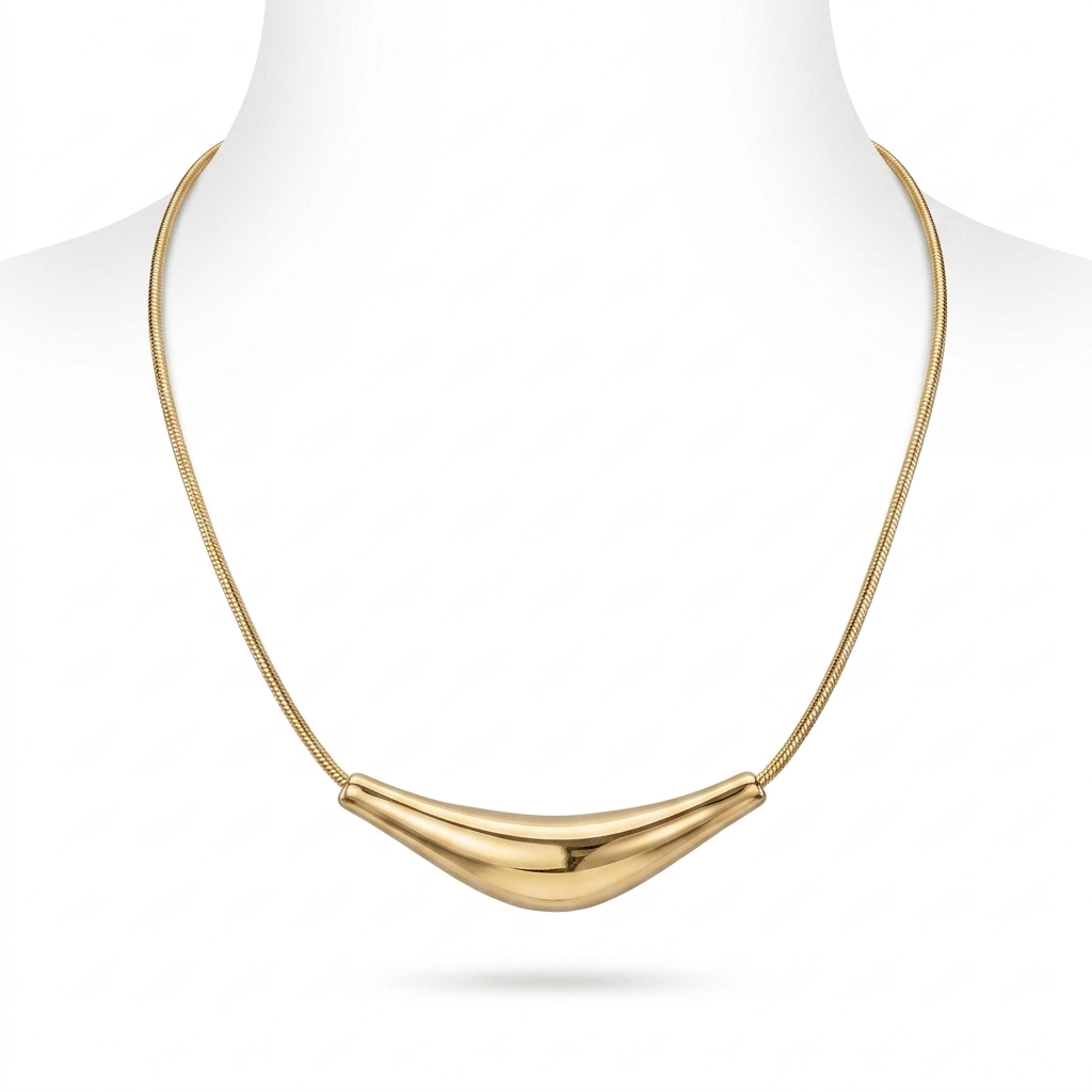 Elegant Gold-Plated Minimalist Necklace for Women