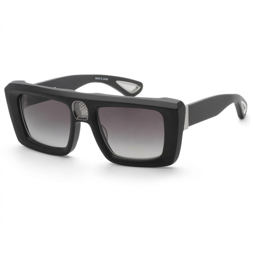 Trendy Oversized Matte Black Sunglasses for Men & Women