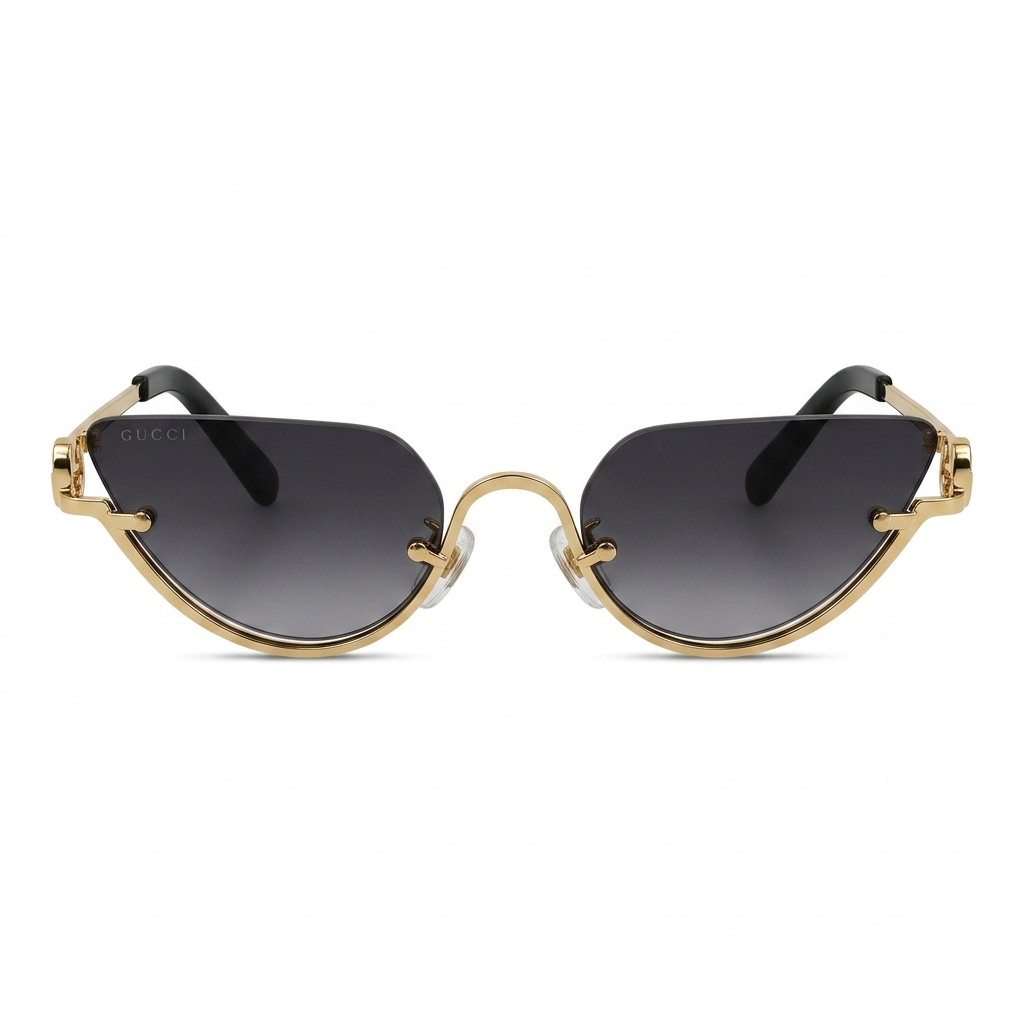 Gucci Rimless Cat Eye Sunglasses