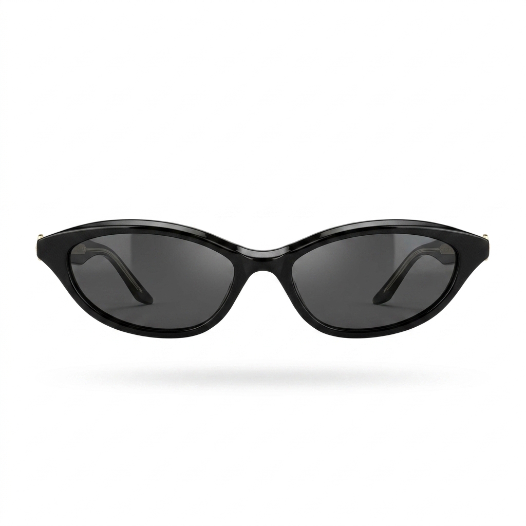 Fashionable Black Cat Eye Sunglasses for Women