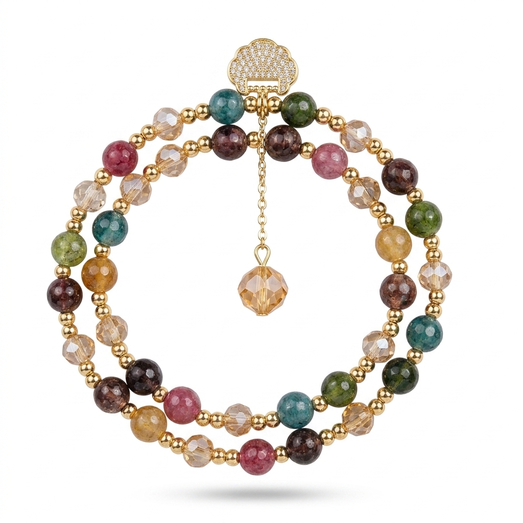 Multi-Color Beaded Fashion Bracelet for Women