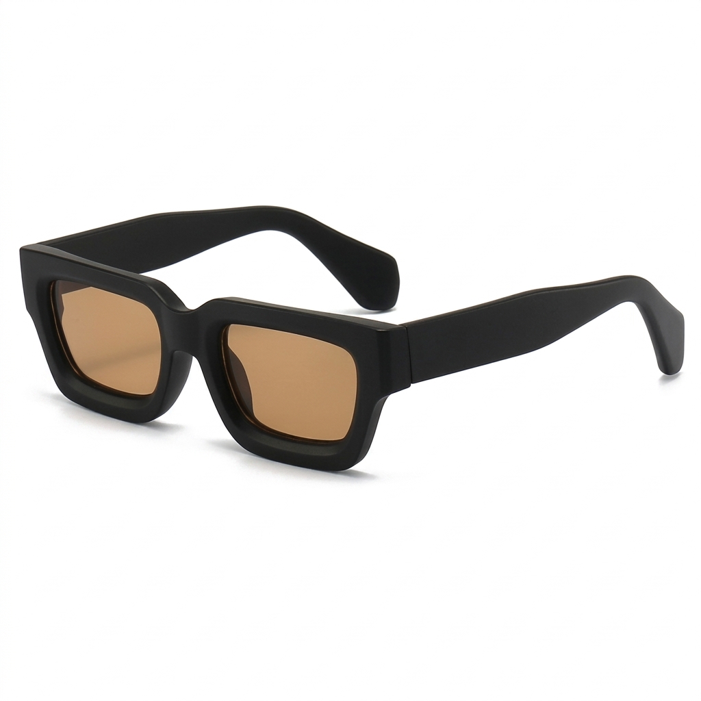 Stylish Black Rectangular Sunglasses
