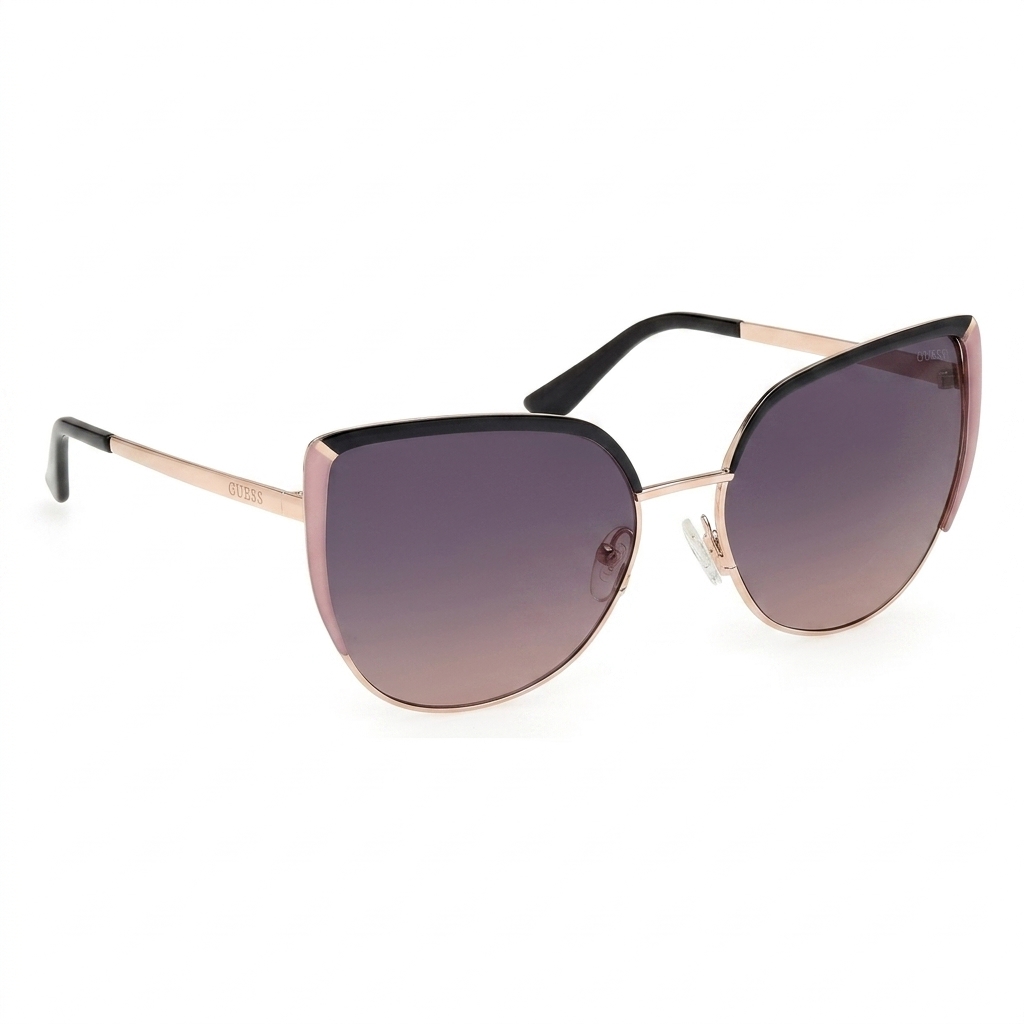Guess Women's Cat-Eye Rose Gold Gradient Sunglasses