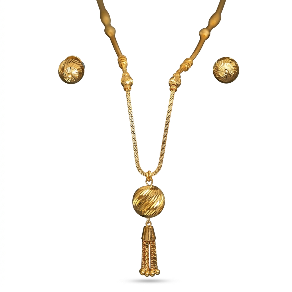 Elegant Gold Plated Necklace Set for Women