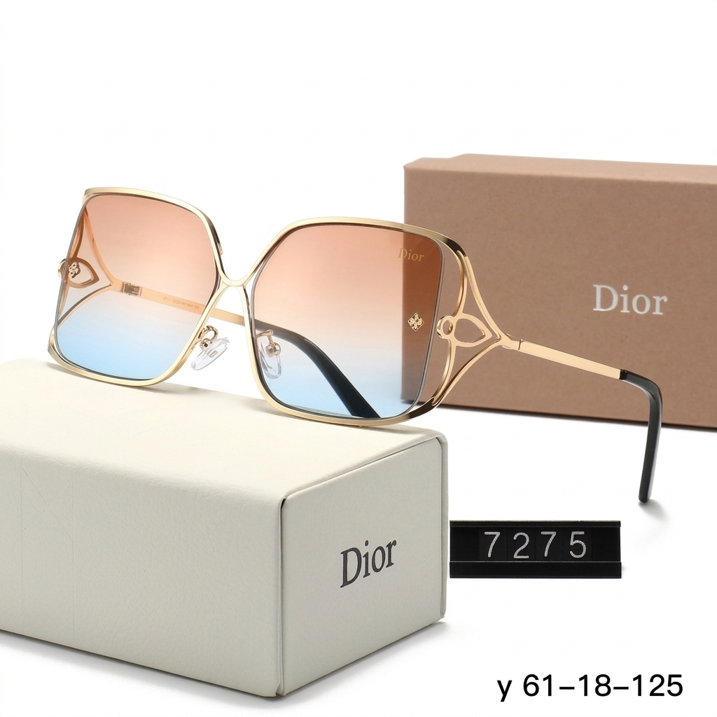Trendy Oversized Gradient Sunglasses for Women