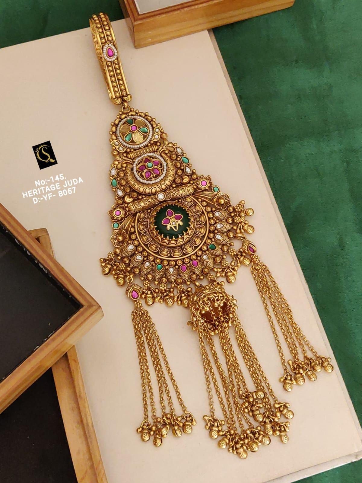 Heritage Juda Hair Brooch | Traditional Hair Accessory