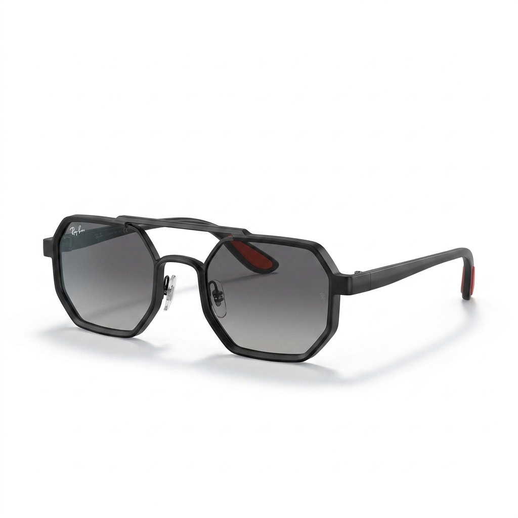Ray-Ban Octagonal Black Matte Sunglasses