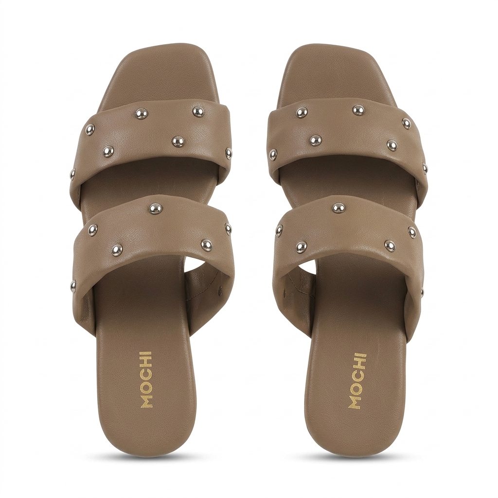 Trendy Studded Sliders for Women